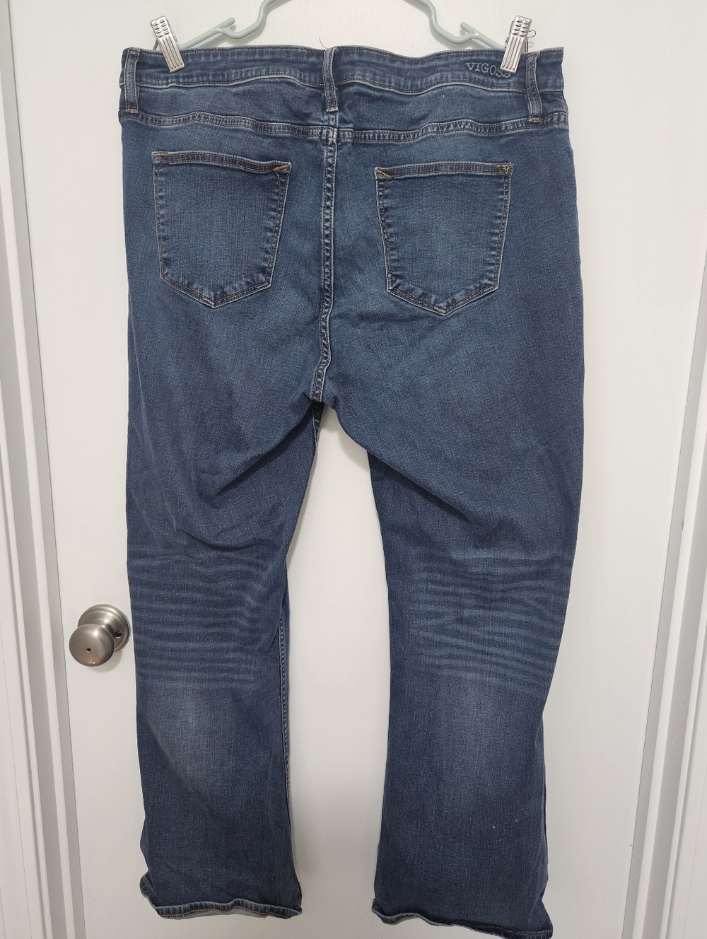 Vigoss Jagger Women's Dark Blue Bootcut Jeans Size 16 - Picture 2 of 4